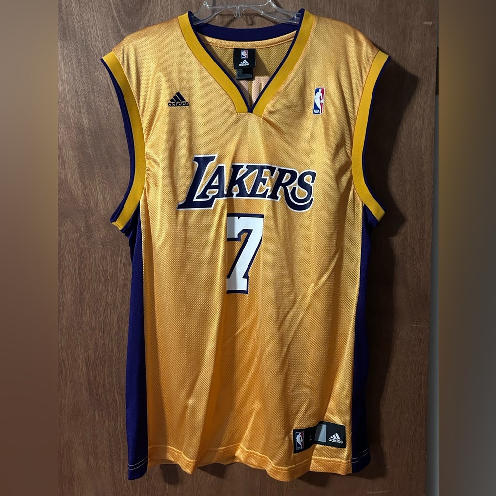 Lakers Lamar Odom Jersey size L.